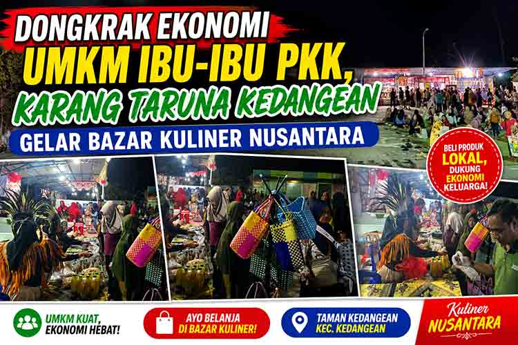 Bazar Kuliner Nusantara Kedangean