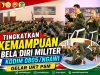 Asah Kesiapsiagaan Prajurit, 256 Personel Kodim Ngawi Uji Ketangkasan Pencak Silat Militer