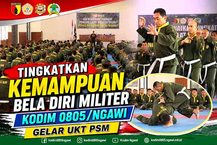 Bela Diri Militer Kodim Ngawi