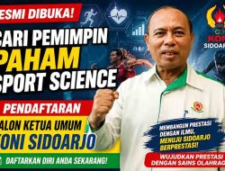 Buka Pintu Bagi ASN hingga TNI-Polri, KONI Sidoarjo Resmi Buka Pendaftaran Ketum Baru 2026–2029