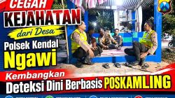 Cegah Kejahatan dari Desa, Polsek Kendal Ngawi Kembangkan Deteksi Dini Berbasis Poskamling