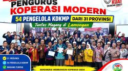 Cetak Pengurus Koperasi Modern, 54 Pengelola KDKMP dari 31 Provinsi Tuntas Magang di Lamongan