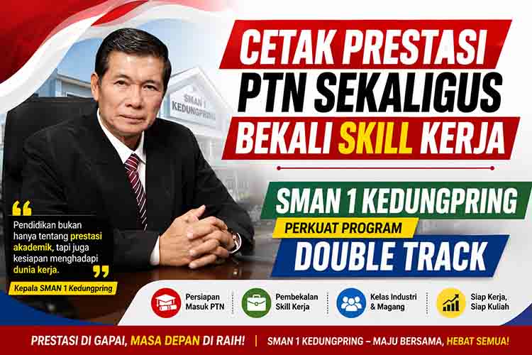 Cetak Prestasi PTN Sekaligus Bekali Skill Kerja, SMAN 1 Kedungpring Perkuat Program Double Track