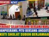 Dekatkan Diri dengan Warga, Danposramil Pitu Ikuti Salat Subuh Berjamaah di Desa Kalang