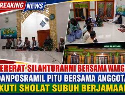 Dekatkan Diri dengan Warga, Danposramil Pitu Ikuti Salat Subuh Berjamaah di Desa Kalang