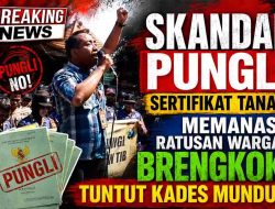 Skandal Pungli Sertifikat Tanah Memanas, Ratusan Warga Brengkok Tuntut Kades Mundur