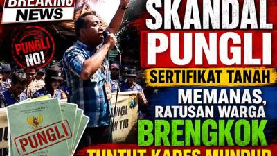 Demo Protes Warga Skandal Pungli Sertifikat Tanah