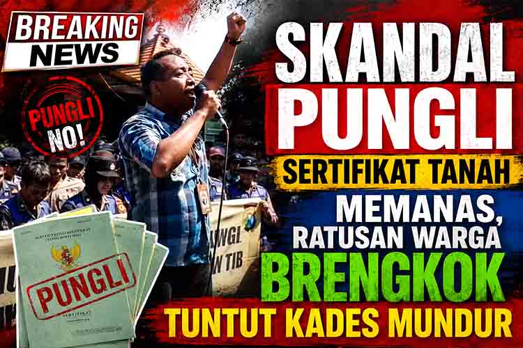 Demo Protes Warga Skandal Pungli Sertifikat Tanah