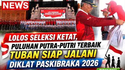 Menyaring 490 Pelajar: 76 Calon Paskibraka Tuban 2026 Resmi Masuk Karantina