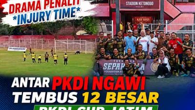 Drama Penalti PKDI Ngawi Tembus 12 Besar