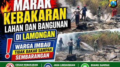Dua Kebakaran, Pemadaman Dramatis Lamongan