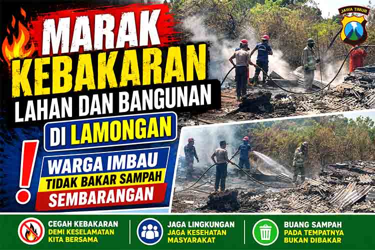 Dua Kebakaran, Pemadaman Dramatis Lamongan