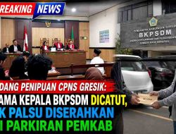 Sidang Penipuan CPNS Gresik: Nama Kepala BKPSDM Dicatut, SK Palsu Diserahkan di Parkiran Pemkab