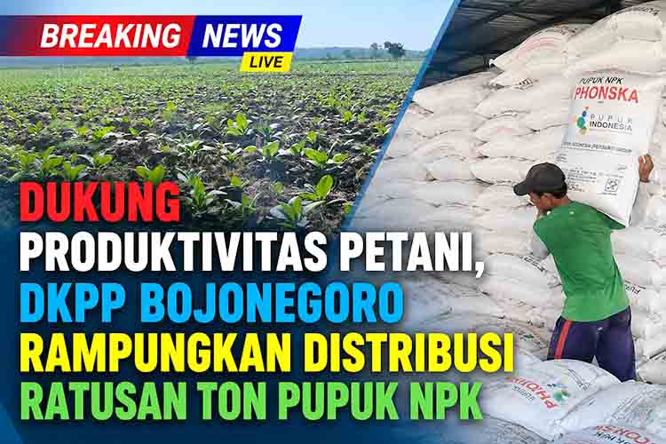 Dukungan Pupuk untuk Petani Bojonegoro