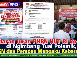 Edaran Iuran PHBN HUT RI ke-81 di Ngimbang Tuai Polemik, ASN dan Pemdes Mengaku Keberatan