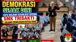 Tanamkan Nilai Demokrasi Sejak Dini, KPU Ngawi Edukasi Siswa SMK Trisakti Jelang Pemilihan Ketua OSIS