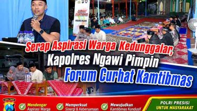 Forum Curhat Kamtibmas Kedunggalar