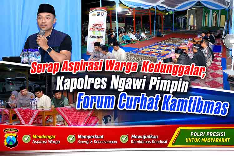 Forum Curhat Kamtibmas Kedunggalar