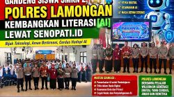 Gandeng Siswa SMKN 2, Polres Lamongan Kembangkan Literasi AI Lewat Senopati.id
