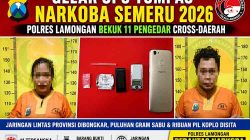 Gelar Ops Tumpas Narkoba Semeru 2026, Polres Lamongan Bekuk 11 Pengedar Cross-Daerah