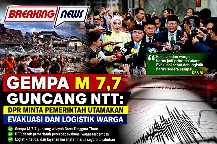 Gempa M 7,7 Guncang NTT