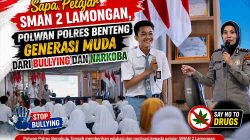 Sapa Pelajar SMAN 2 Lamongan, Polwan Polres Benteng Generasi Muda dari Bullying dan Narkoba
