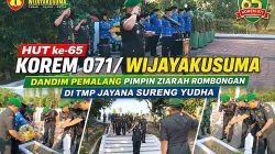 HUT ke 65 Korem 071 Wijayakusuma, Dandim Pemalang Pimpin Ziarah Rombongan di TMP Jayana Sureng Yudha