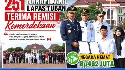 HUT ke 81 RI di Lapas Tuban
