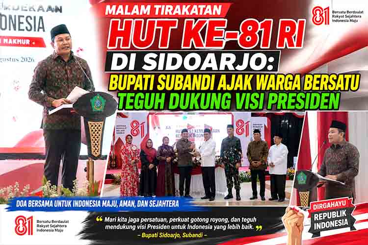 HUT ke 81 RI di Sidoarjo