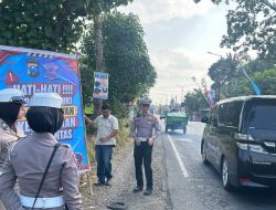 Polres Jember Masifkan Edukasi Berkendara Aman di Titik Rawan Kecelakaan