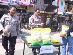 Polres Blitar Kota Gelar Gerakan Pangan Murah Sambut HUT Kemerdekaan RI ke-81