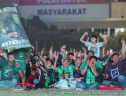 Polda Jatim Gelar Nobar Final Piala Presiden 2026, Ribuan Bonek Mania Dukung Persebaya dari Lapangan Mapolda