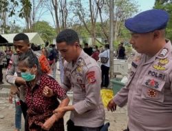 Hadapi Gempa Flores, Polda NTT dan Polres Jajaran Kerahkan 845 Personel ke Wilayah Terdampak