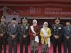 Kapolres Kediri Pimpin Upacara Penurunan Bendera HUT ke-81 RI, Pengabdian Jadi Cara Memaknai Kemerdekaan