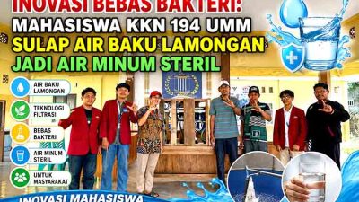 Inovasi Air Minum Steril Lamongan