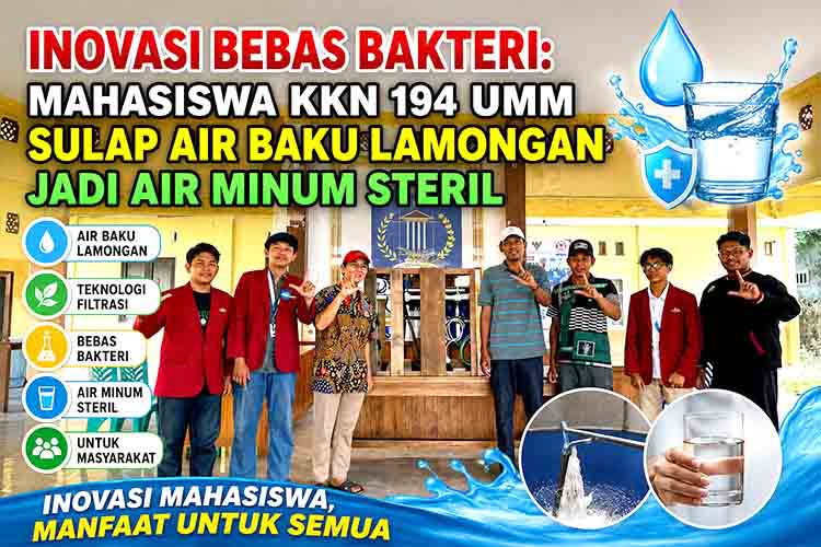 Inovasi Air Minum Steril Lamongan