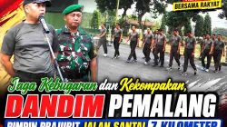 Dandim 0711/Pemalang Pimpin Olah Raga Bersama Anggota, Perkuat Kebugaran dan Soliditas Prajurit
