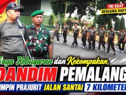 Dandim 0711/Pemalang Pimpin Olah Raga Bersama Anggota, Perkuat Kebugaran dan Soliditas Prajurit