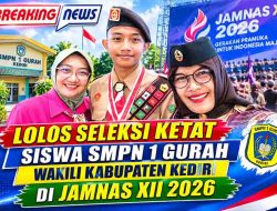 Lolos Seleksi Ketat, Siswa SMPN 1 Gurah Wakili Kabupaten Kediri di Jamnas XII 2026