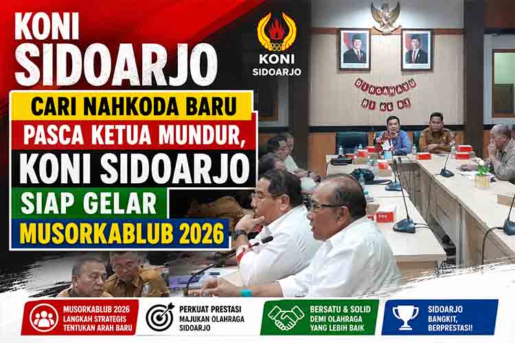KONI Sidoarjo Siap Gelar Musorkablub