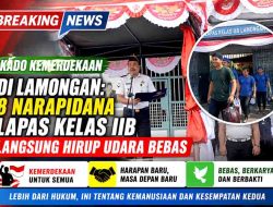 Tangis Haru HUT ke-81 RI: 419 Warga Binaan Lapas Lamongan Raih Remisi, 8 Orang Pulang