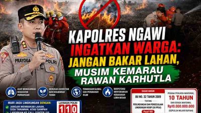 Kapolres Ngawi Ingatkan Warga
