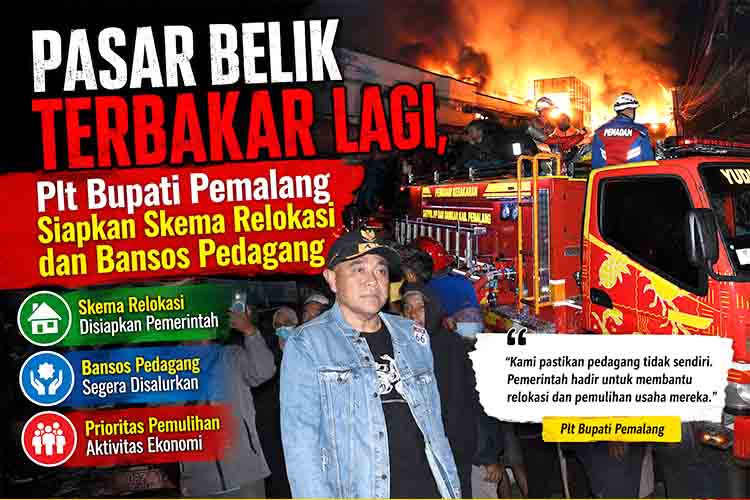 Kebakaran Pasar Belik, Relokasi Pedagang
