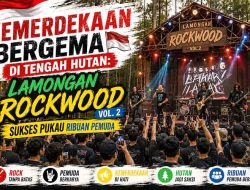 Waduk Gondang Jadi Lautan Musik Cadas, Bupati Yuhronur Apresiasi Kreativitas Pemuda Lamongan
