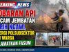 Aksi Cepat Polisi dan Warga Gerih Ngawi Gagalkan Kebakaran di Bawah Jembatan Bangsal
