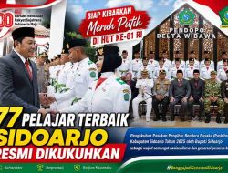 Kukuhkan 77 Anggota Paskibraka, Bupati Subandi Tekankan Pentingnya Menjaga Kehormatan Bangsa