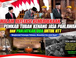 Malam Refleksi HUT ke-81 RI di Tuban: Untaian Doa untuk Pahlawan dan Bencana NTT