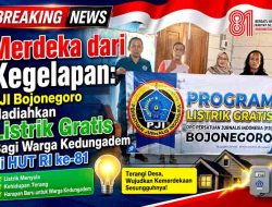 Merdeka dari Kegelapan: PJI Bojonegoro Hadiahkan Listrik Gratis Bagi Warga Kedungadem di HUT RI ke-81