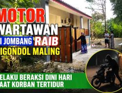Motor Wartawan di Jombang Raib Digondol Maling, Pelaku Beraksi Dini Hari Saat Korban Tertidur