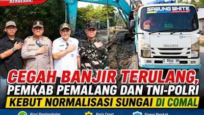 Normalisasi Sungai Comal Cegah Banjir